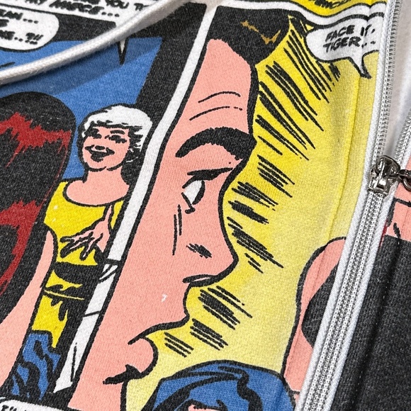 Vintage Y2K Marvel New Era Spider-Man End of Green Goblin All Over Hoodie Mens L - Picture 4 of 13